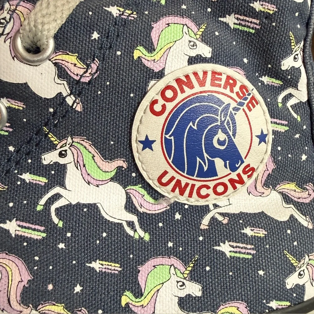 Converse Kids Chuck Taylor All Star Unicorns High Top Unicons in Navy Size 3